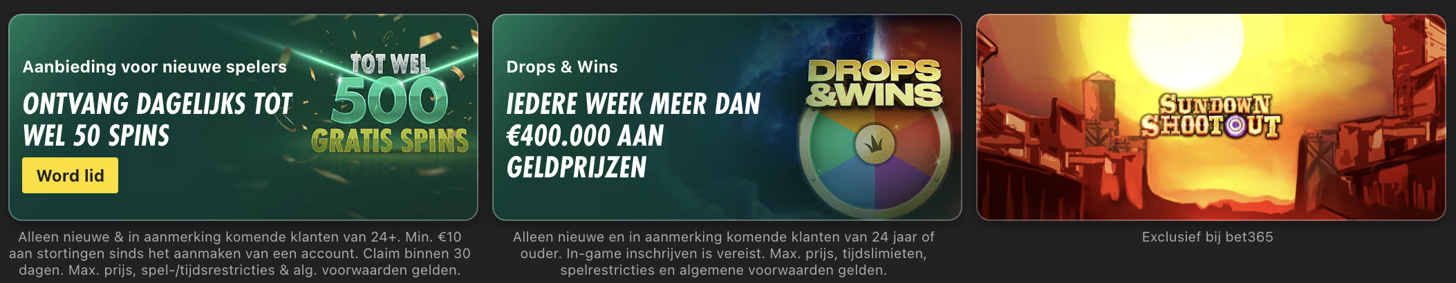 bet365 Casino Nederland – Welkomstbonus